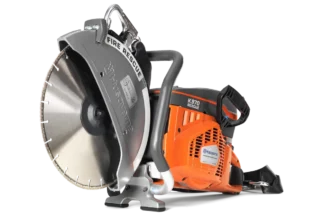 Mașină de tăiat cu disc Husqvarna K 970 Rescue destinată intervențiilor de urgență